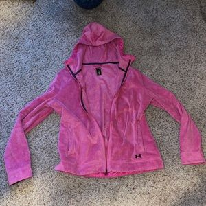 Under Armour Pink Soft Zip Up jacket